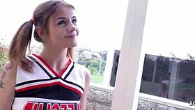 Heart-Pounding Cheerleader Pigtails Seduction Leads To Coach's Rough Fuck