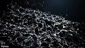 caprice and angel get drenched in extreme czech lesbian spitting action