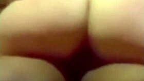 curvy hottie fingers swollen wet pussy while riding huge cock cowgirl