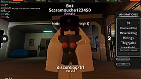 ROBLOX Slut Gets Clothes RIPPED Off for Hard FUCKING