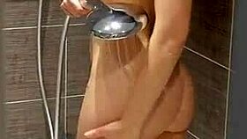 Awkward milf seduces shy guy in steamy shower 💦🍆