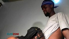 curvy ebony babe enjoys bedroom fun with her landlord's girlfriend during casting