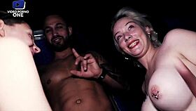 Oh Wow! Young Vixen Joins Hot Couple For Wild Swingers Club Fun!