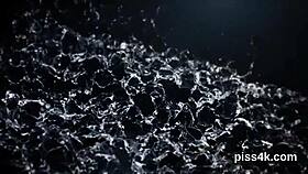 oh gosh, these lesbians squirt all over wet cunts in the garage mess...