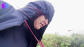 a young stud spots curvy beauty bending on crowded beach