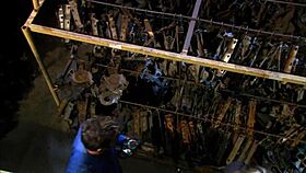 Avy Scott Bent Over Mechanic Cums on Shaved Twat