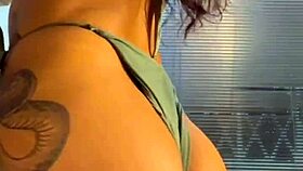 check out this sexy amateur with natural tits licking pussy deep