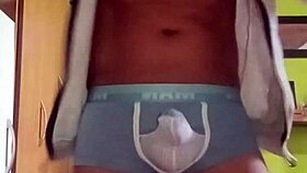 she gets so hot and starts masturbating wildly with a massive cumshot finish