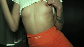 double teamed rough on this submissive college slut who loves monster cocks pounding her pussy.