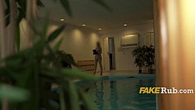 wanna risk poolside fucking with this cute italian babe right now?