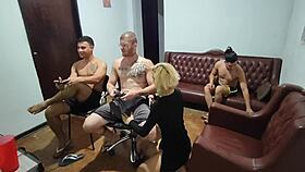 gaming night with bros turns into bareback assfucking