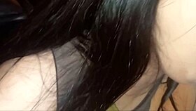 amateur brunette babe anal creampie close up doggystyle orgasm curvy tattoo