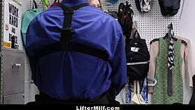 after fucking the big ass milf thief the guard offers her freedom deal