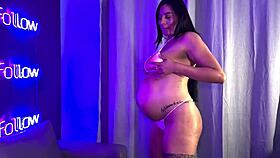 i'm pregnant and craving this wild threesome pounding my wet pussy at the club