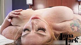 Megan Daw and Luna Lark share intense licking and orgasm night