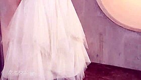 stunning slender japanese beauty with huge natural tits closeup