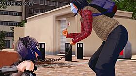 Ugly Bastard's Monster Cock Drives Marin Utterly Insane!