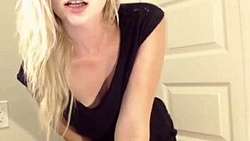 Petite babe squirts wildly from intense pounding