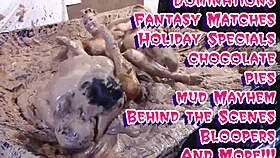 Will Big Tits Lesbians Conquer Messy Mud Wrestling?