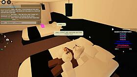 whoa blacked roblox babe rides monster bbc to wet creampie explosion 💦🍑