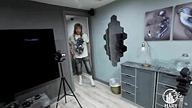 Nerdy perv scores big with BBGG action starring Marie Scarlett and Tilly Jackson