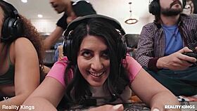 gamer girls team up for intense co-op session reality kings