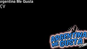 Skinny busty brunette's round ass in thong panties begs for attention