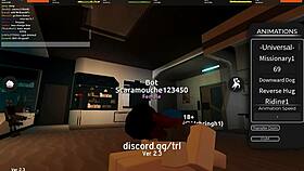 ROBLOX Slut Gets Clothes RIPPED Off for Hard FUCKING