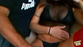 Arianna the newcomer faces intense challenge from two eager partners in group session