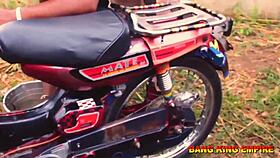 Ever wonder how this African queen handles her ex's huge dick back in the ghetto?