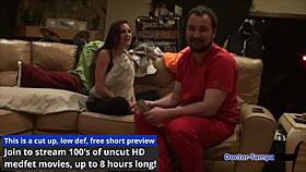 dr tampa examines donna leigh's shaved pussy in first intern clinic 😏🔥🍑