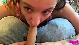 pov deepthroat gagging on creep's cock after sunbathing spy watch!