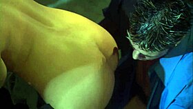 Avy Scott Bent Over Mechanic Cums on Shaved Twat