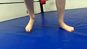 pro fighter bares tits dominates you in fierce pov battle