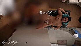 married woman bares breasts bikini wedged deep excites masseuse