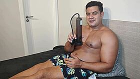 Yuri Gaúcho Cranks New Toy For Intense Masturbation Pressure