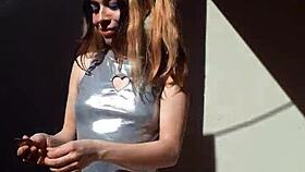 Bonneyuwu Cosplay Latina Body Tease Outdoors