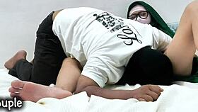 Friends explode online after pounding hot college classmate doggystyle and creampie!