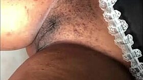 wanna see me pounding this curvy ebony beauty's tight pussy on the bed?