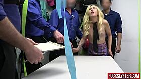 minxx marley caught shoplifting again, takes big cock deepthroat and doggy pounding