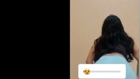 In tight shorts pushed hard while shaking playfully for everyone