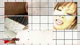 Seductive Japanese babe Asuka's hairy pussy fondled then fucked deep