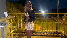 she sucks dick in the street fulfilling his public oral sex dream