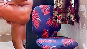 she gets feminized curves squeezed before work pov street tease muscular body jeans panties reveal