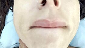 rough poolside fuck at sunset with huge cock creampie on big tits latina slut oiled up