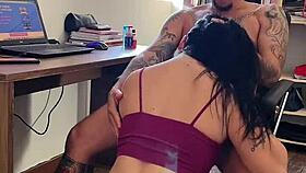 Watch him explode deep in her mouth so deliciously hot!