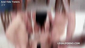 zoe sparks takes 6on1 balls deep anal dap gaping swallow