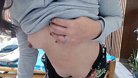 hey stranger on skype wanna see me tease my belly and tits up close?