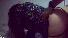 fiery neighbor sneaks in dorm for first time ass licking with roommate