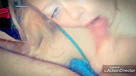 blonde amateur babe sucks cock craving that hot cumshot?